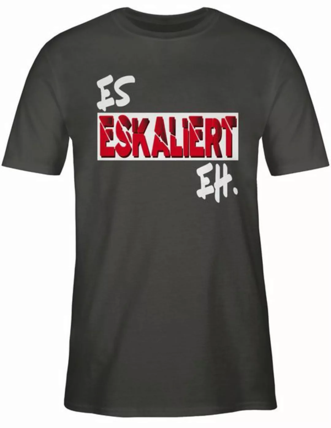 Shirtracer T-Shirt Es eskaliert eh Festival günstig online kaufen