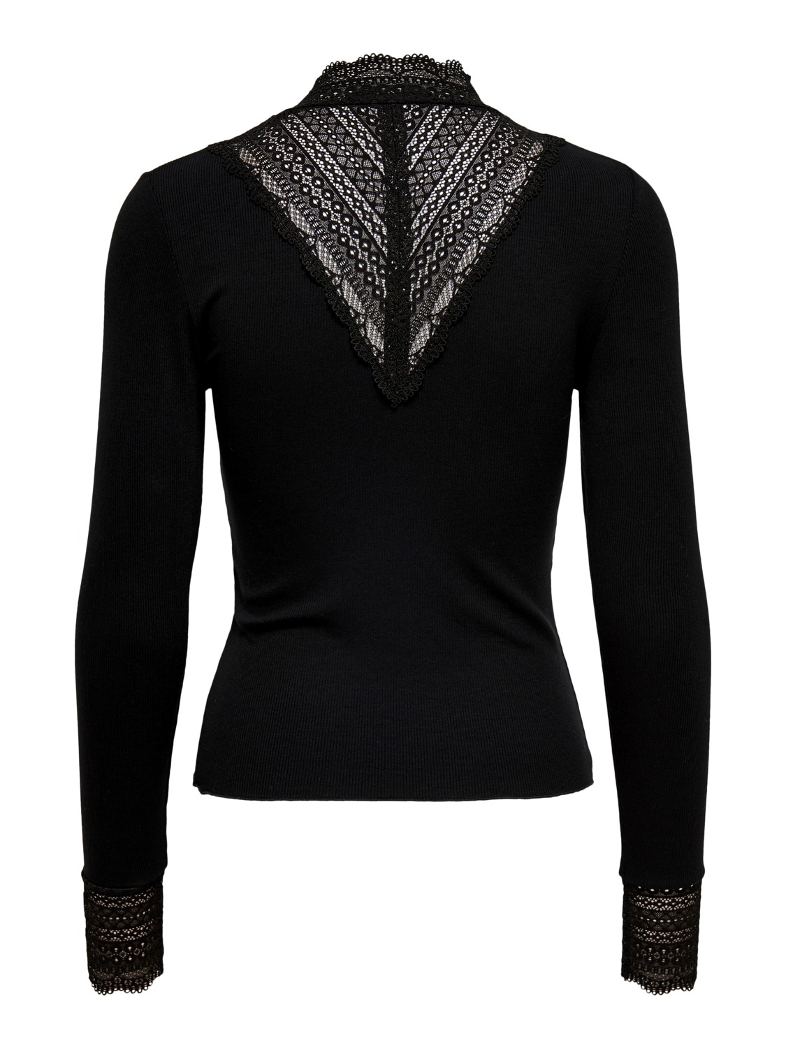 ONLY Spitzenshirt ONLTILDE L/S HIGH NECK LACE TOP JRS günstig online kaufen