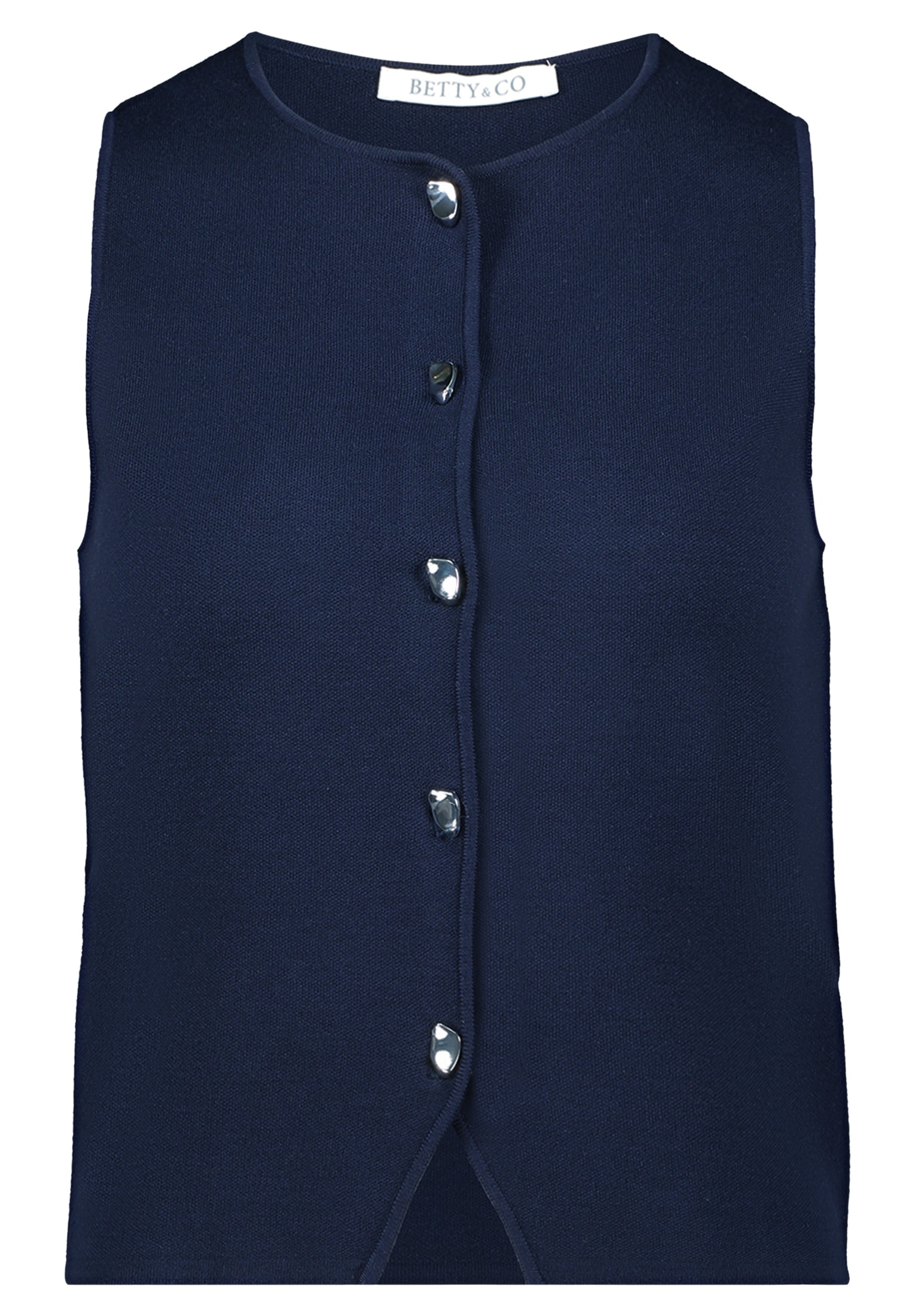Betty&Co Strickjacke "Betty & Co Damen Strickweste mit Knopfleiste" günstig online kaufen