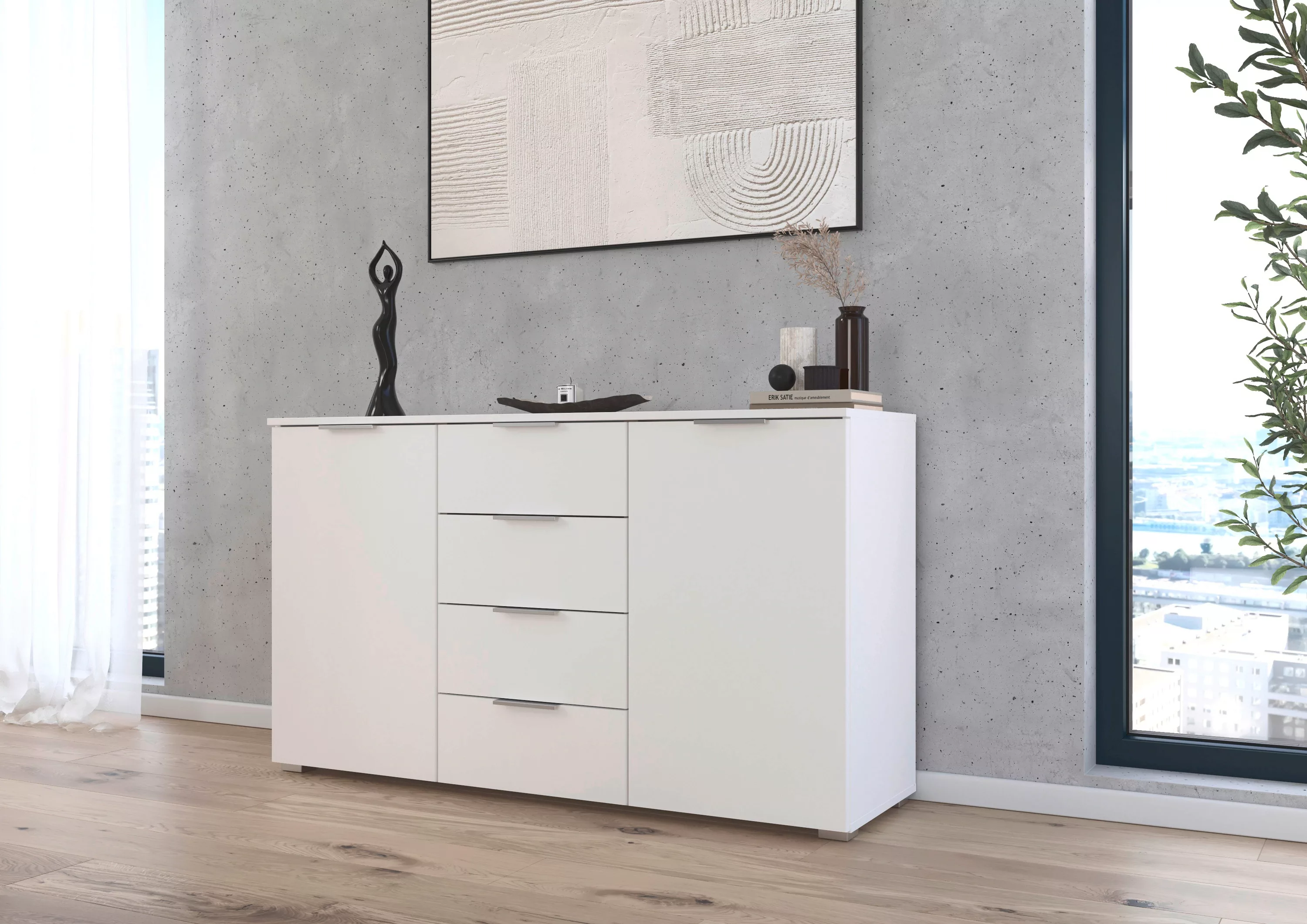 rauch Kommode "Sideboard Schubladenkommode AGORDO mit Dekor- oder Hochglanz günstig online kaufen