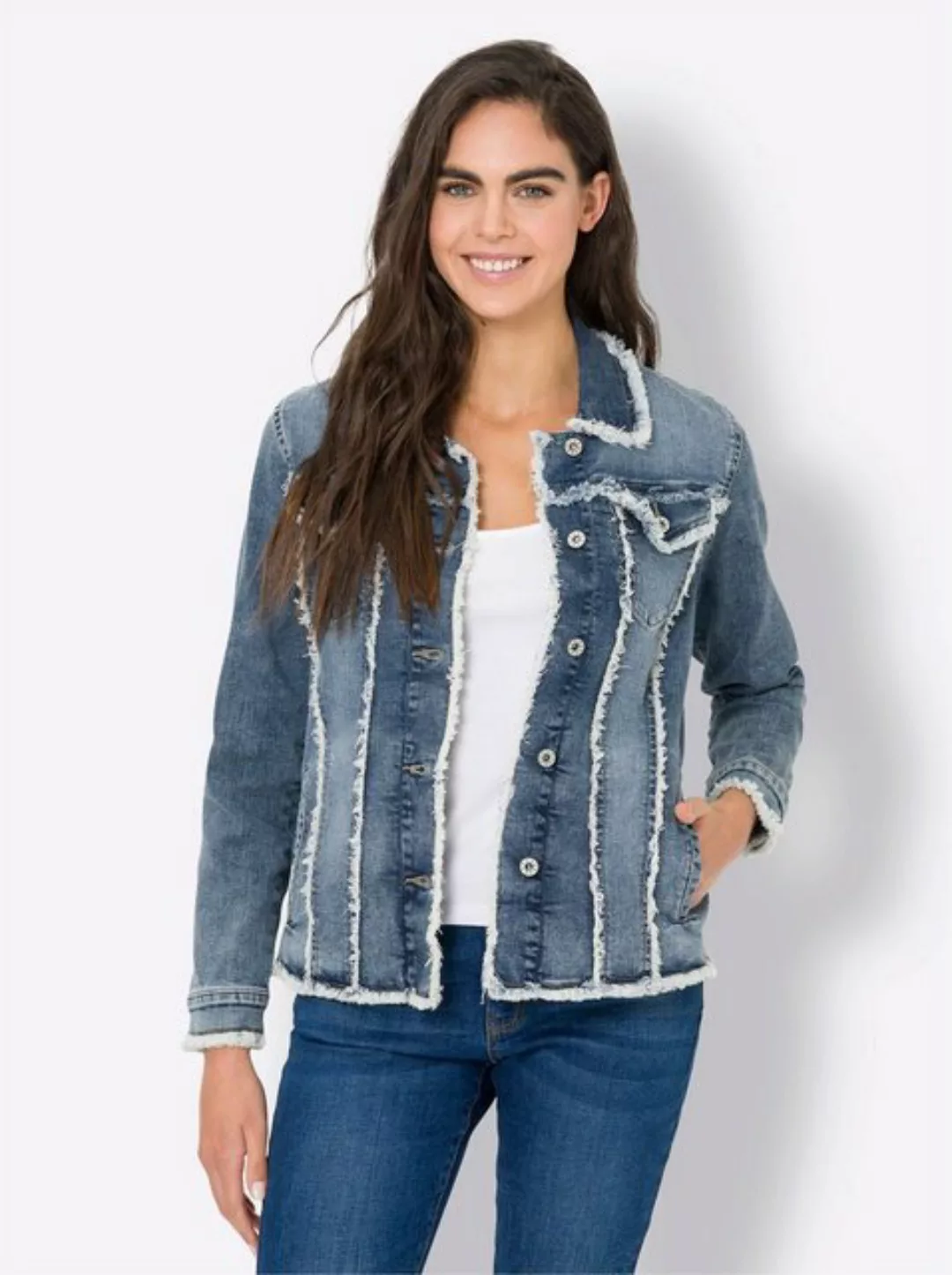 heine Allwetterjacke Jeans-Jacke günstig online kaufen