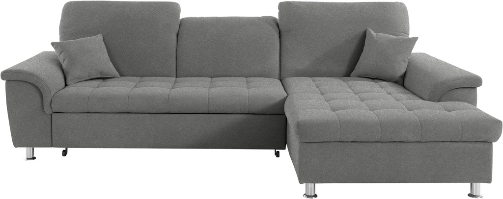 DOMO collection Ecksofa "Franzi L-Form", wahlweise mit Kopfteilverstellung günstig online kaufen