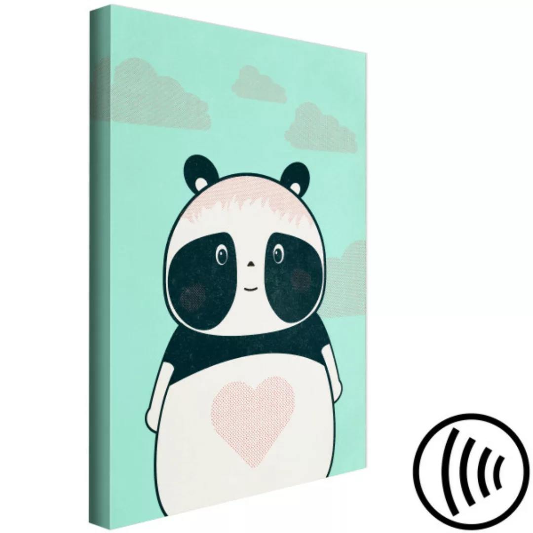 Leinwandbild Careful Panda (1 Part) Vertical XXL günstig online kaufen