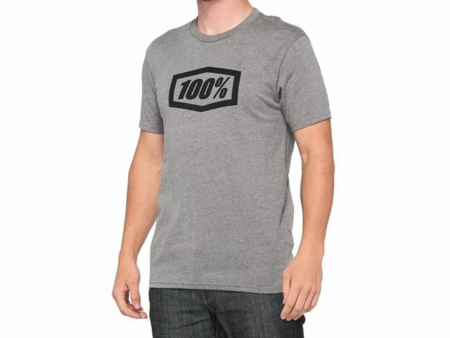 100% T-Shirt T-Shirts 100% Icon T-Shirt - Heather Grey M- (1-tlg) günstig online kaufen