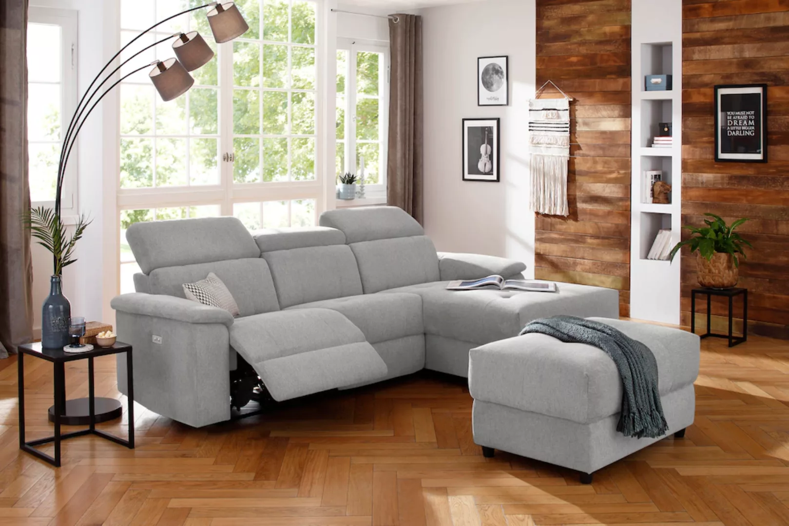 Home affaire Ecksofa "Binado, L-Form," günstig online kaufen