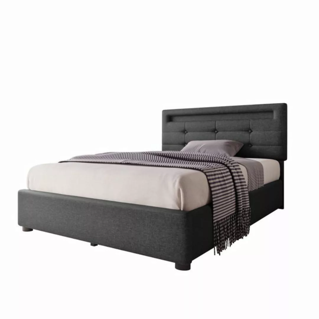 REDOM Polsterbett Polsterbett Einzelbett Doppelbett Bett Funktionsbett mit günstig online kaufen