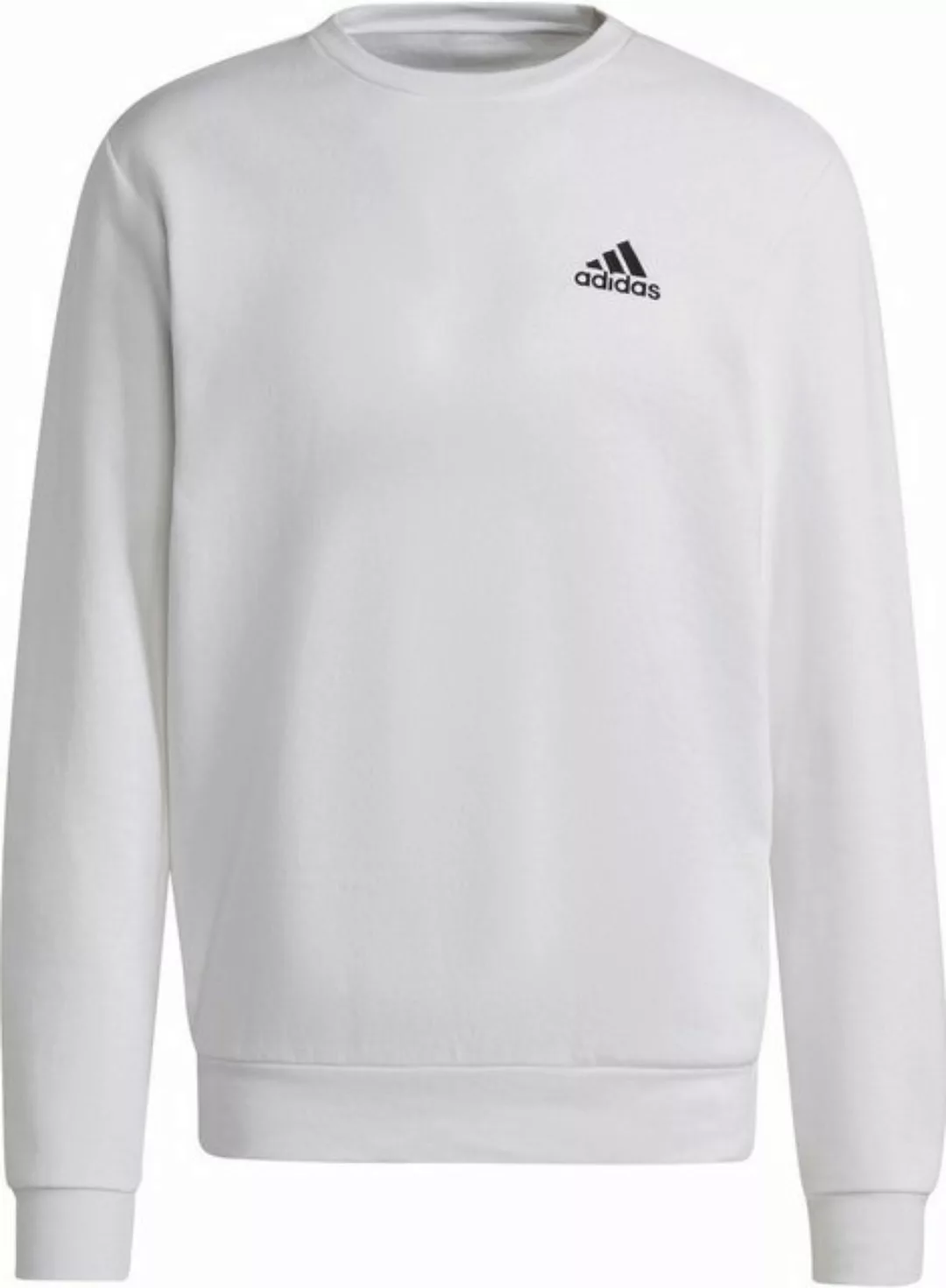 adidas Sportswear Sweatshirt Essentials Herren Fleece Sweatshirt - White/Bl günstig online kaufen