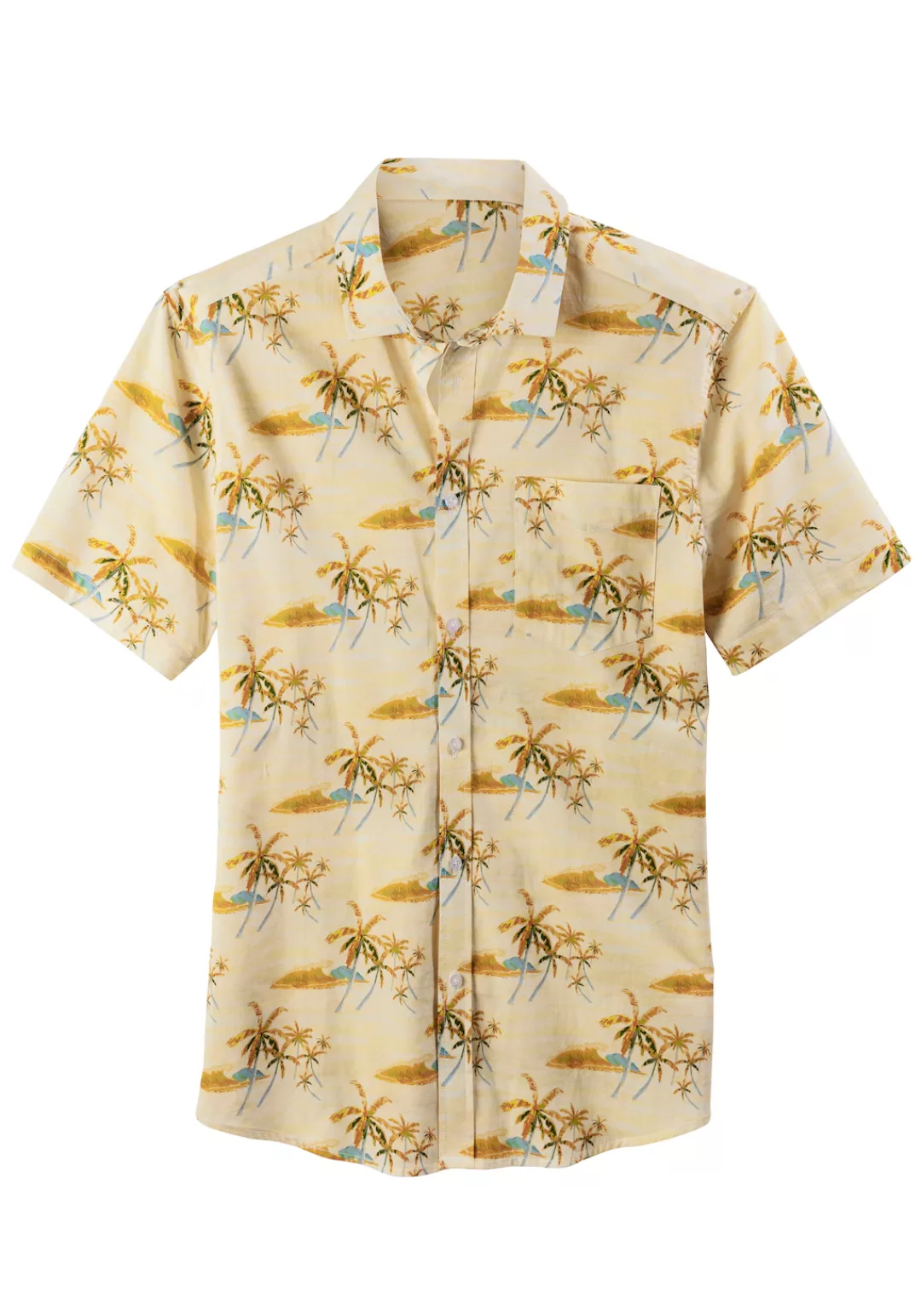 Beachtime Hawaiihemd mit coolem Palmenprint, Strandmode günstig online kaufen