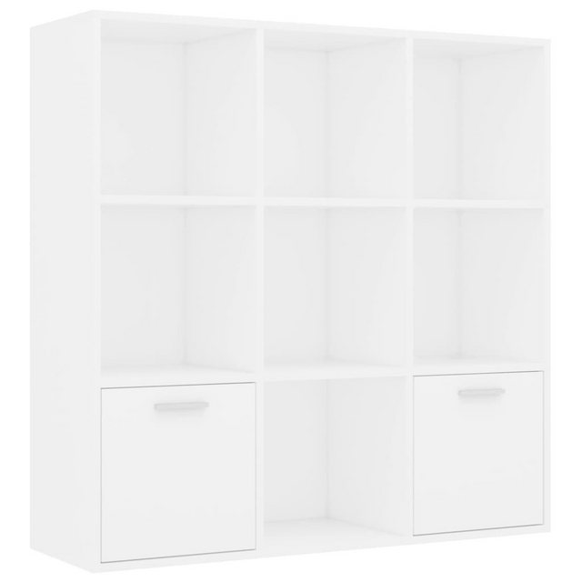 DOTMALL Bücherregal Bücherregal Weiß 98x30x98 cm Holzwerkstoff günstig online kaufen