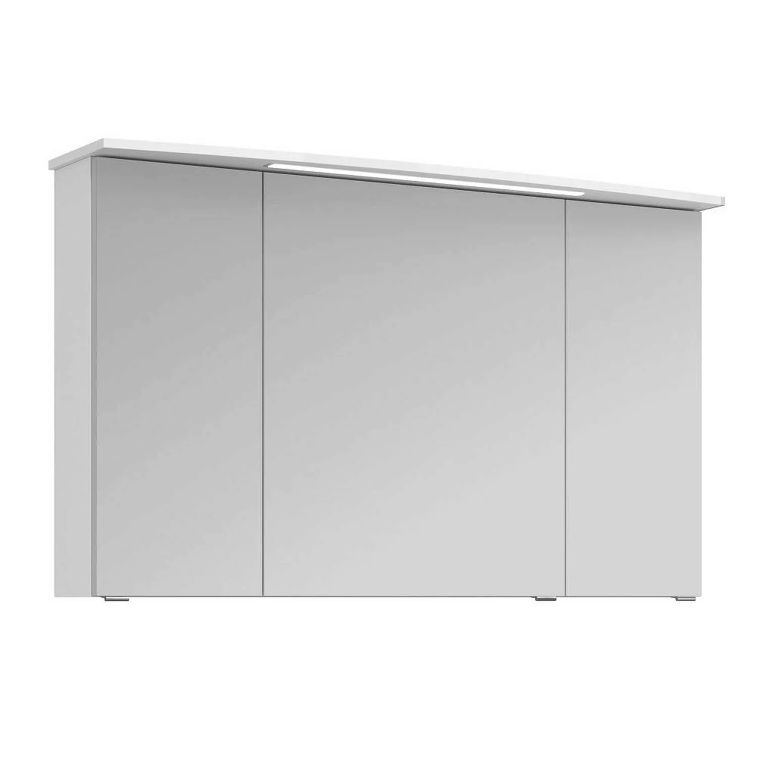 Badezimmer Spiegelschrank 3-türig FES-4010-66 mit Korpus in weiß glänzend i günstig online kaufen
