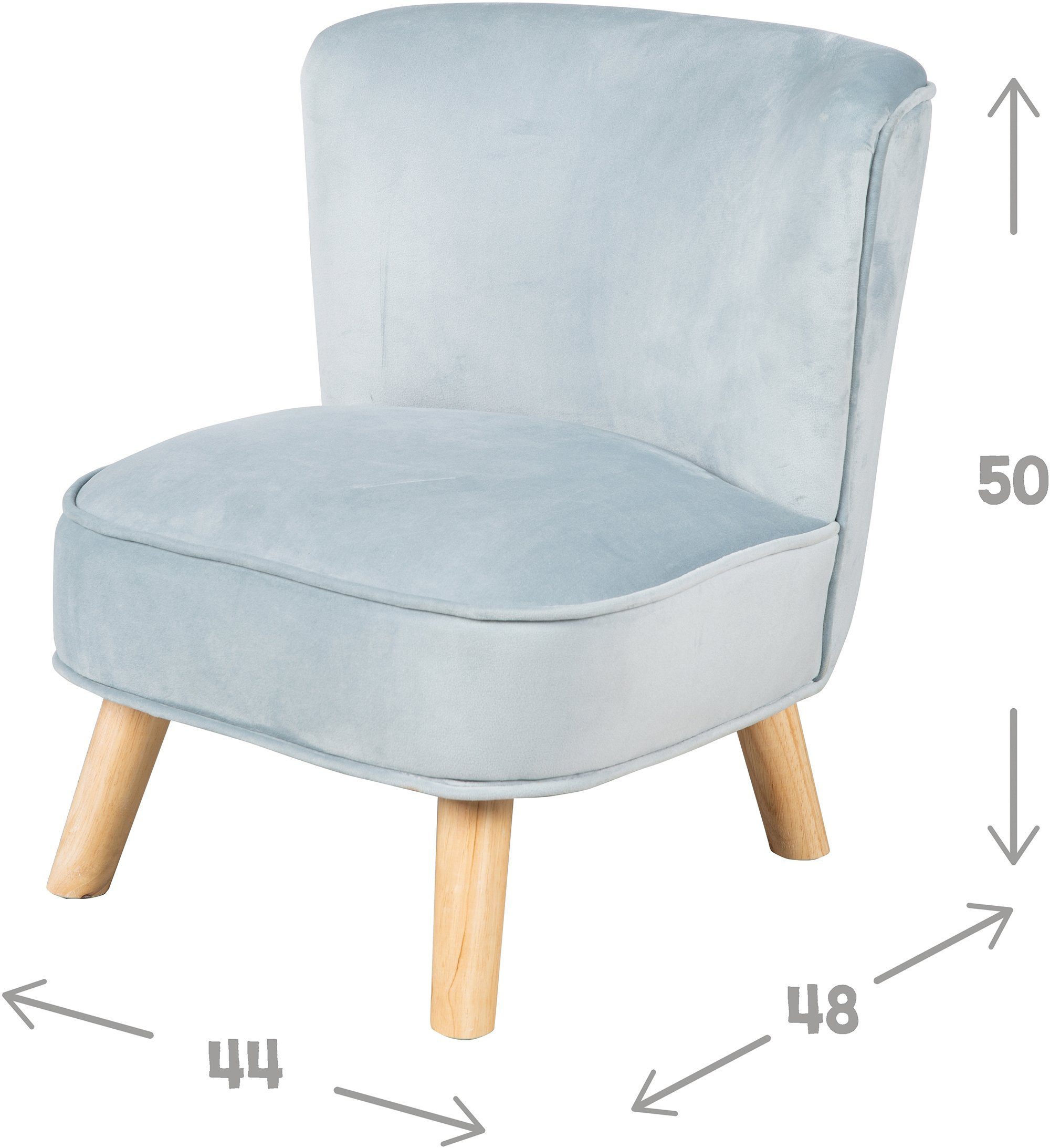 roba® Kindersessel Lil Sofa, mit Holzfüßen günstig online kaufen
