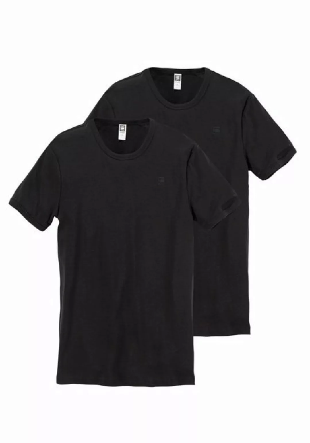 G-star Base Round Neck 2 Units Kurzarm T-shirt 2XL Black günstig online kaufen