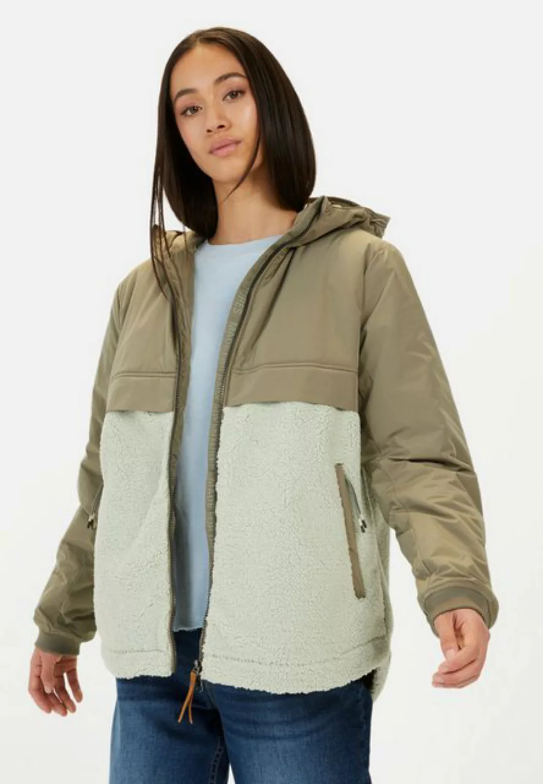 camel active Outdoorjacke Jacke mit Teddyeinsatz günstig online kaufen