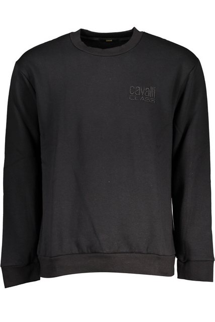 Cavalli Class Sweatshirt Elegantes Herren Sweatshirt schwarz - Rundhals mit günstig online kaufen