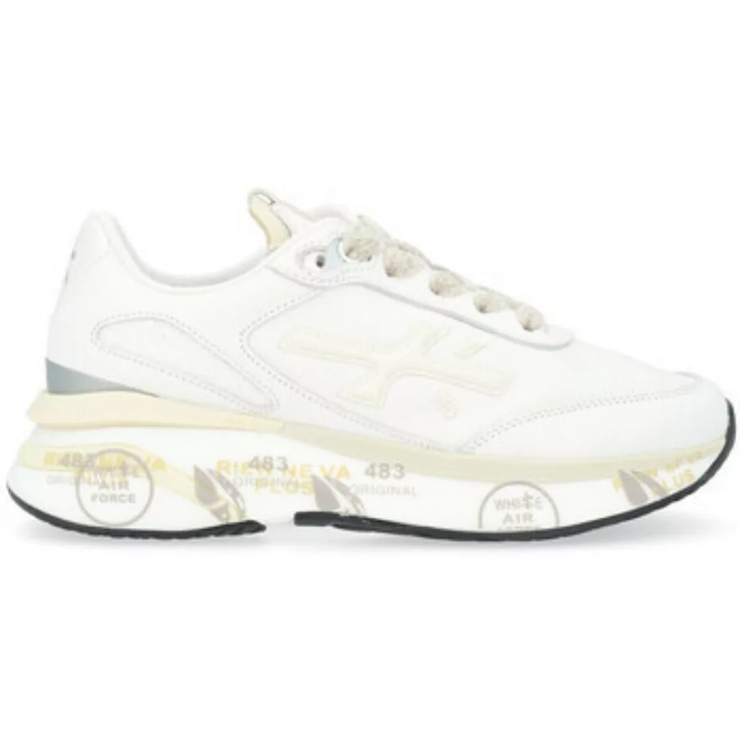 Premiata  Sneaker Sneaker  Moerund in weißem Leder und Nylon günstig online kaufen