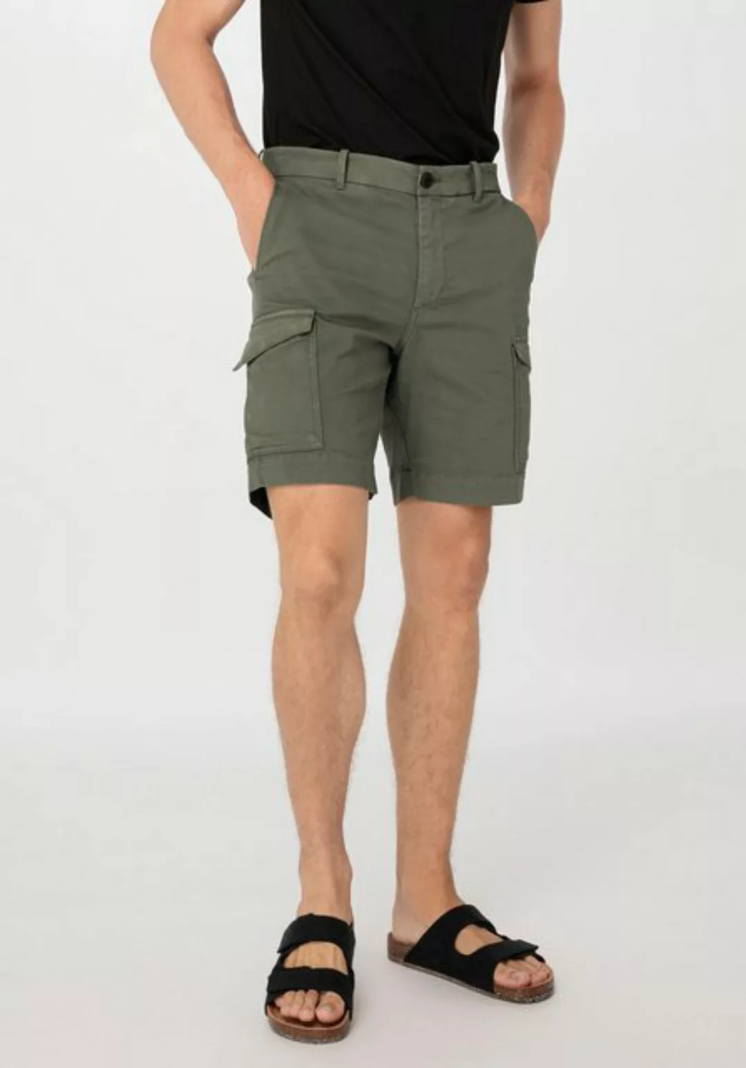 Hessnatur Chinoshorts Cargo Relaxed aus Bio-Baumwolle (1-tlg) günstig online kaufen