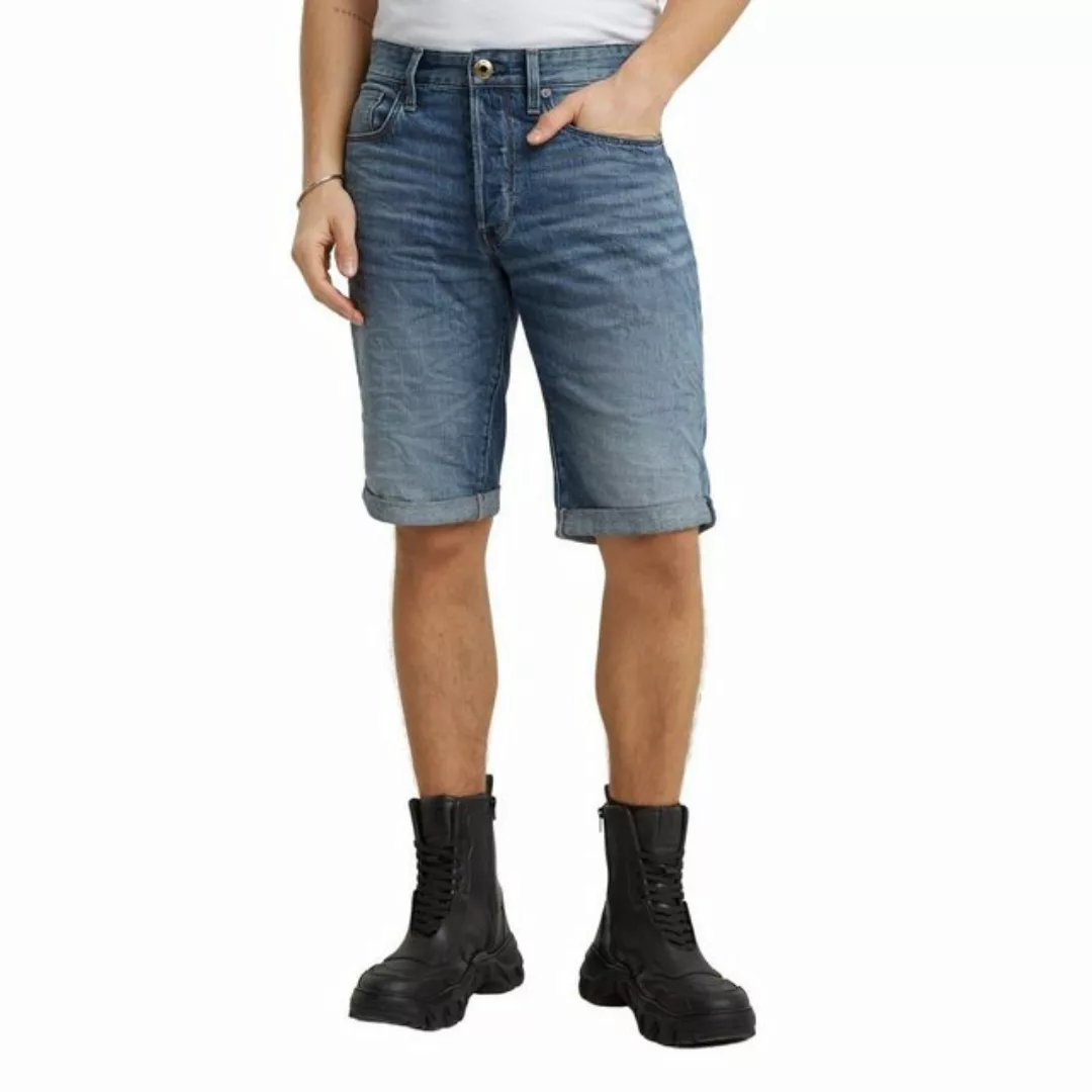 G-Star Herren Shorts 3301 1/2-Length - Blau - Medium Aged günstig online kaufen