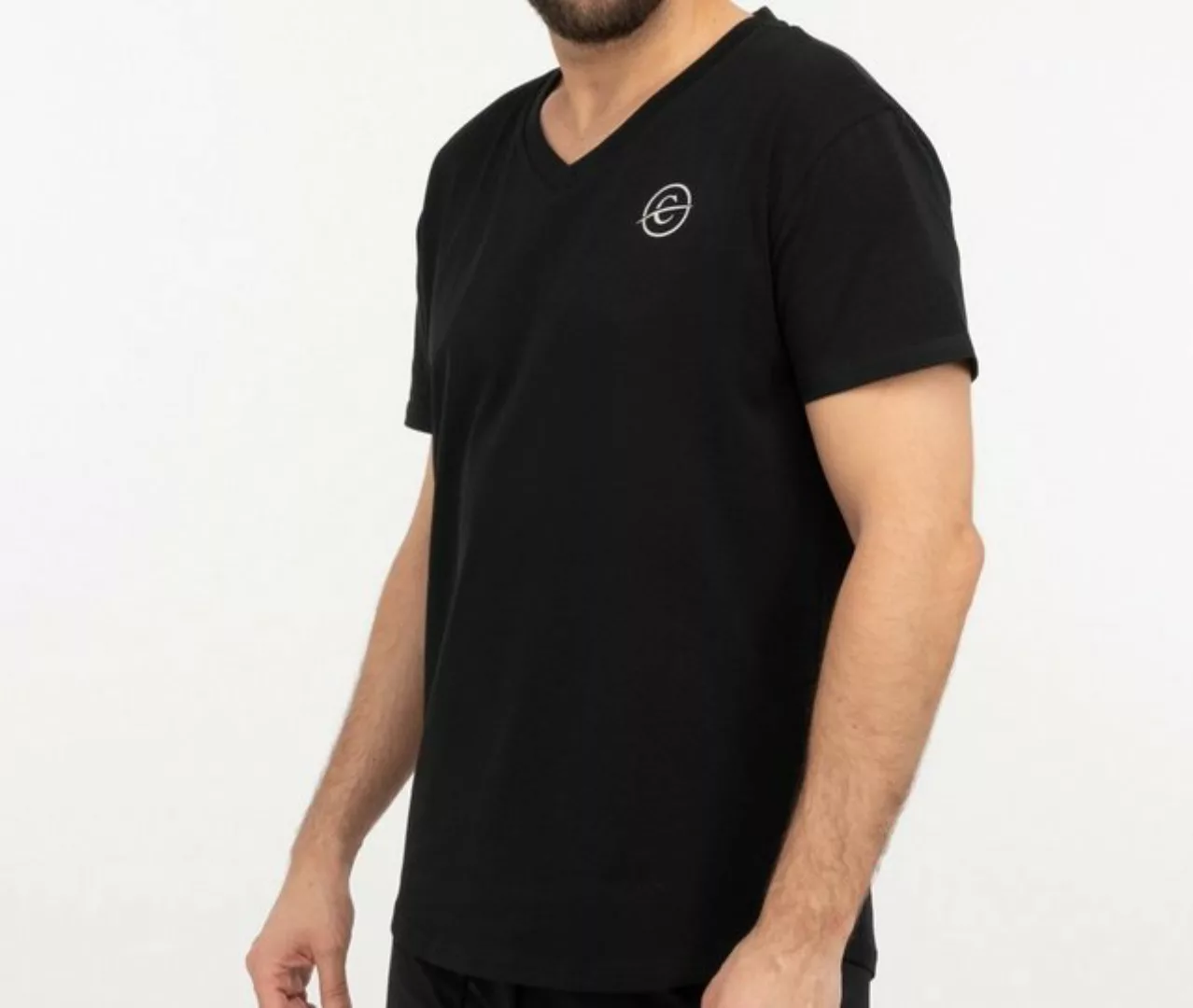 Chilled Mercury T-Shirt Baumwolle V-Ausschnitt Stretch Shirt günstig online kaufen