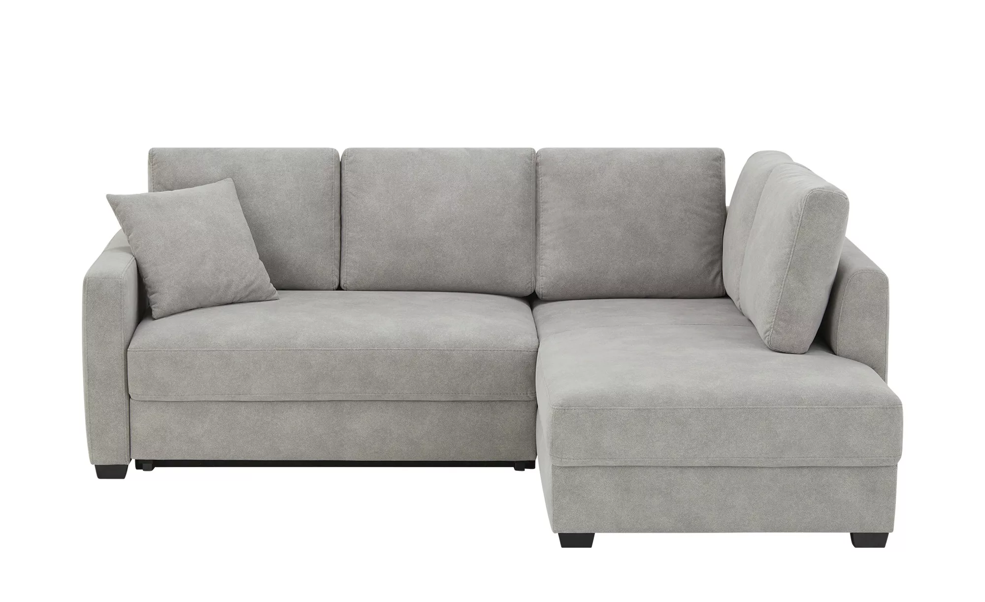 bobb Ecksofa  mit pflegeleichtem Bezugsstoff  Lisa de Luxe ¦ grau ¦ Maße (c günstig online kaufen