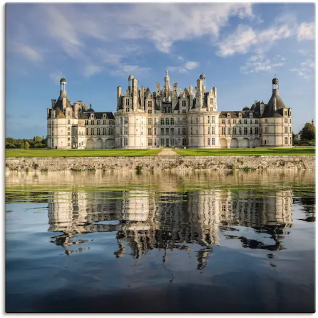 Artland Leinwandbild "Loire-Schloss Chateau Chambord", Gebäude, (1 St.), au günstig online kaufen
