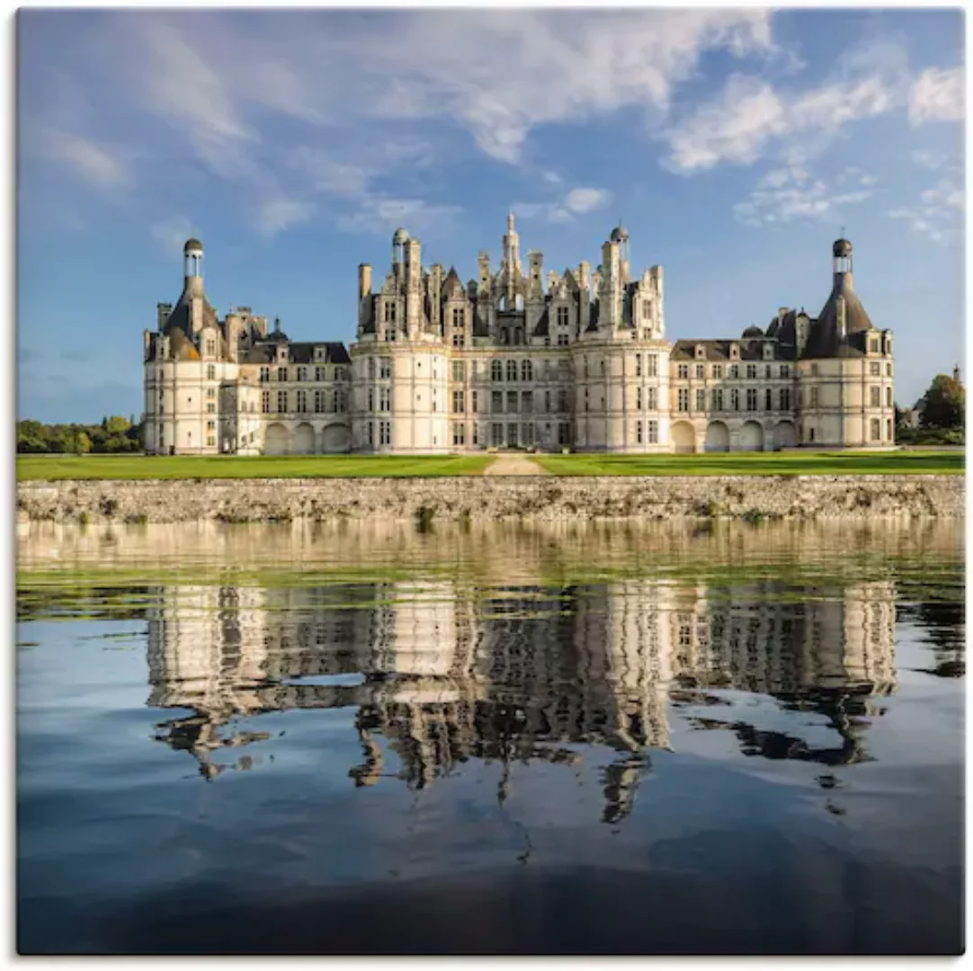 Artland Leinwandbild »Loire-Schloss Chateau Chambord«, Gebäude, (1 St.), au günstig online kaufen