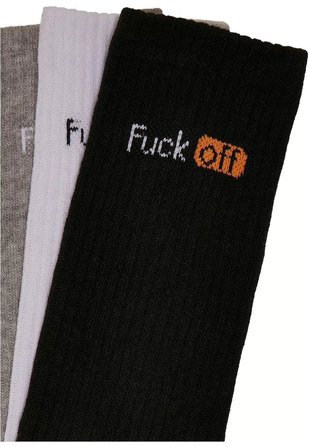 MisterTee Strümpfe "MisterTee Unisex Fuck Off Socks 3-Pack", (1 Paar) günstig online kaufen