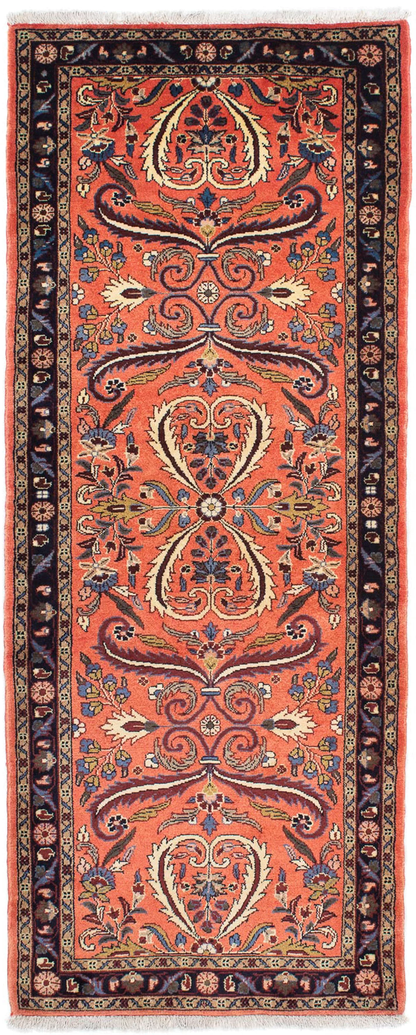 morgenland Orientteppich »Perser - Nomadic - 220 x 83 cm - hellrot«, rechte günstig online kaufen