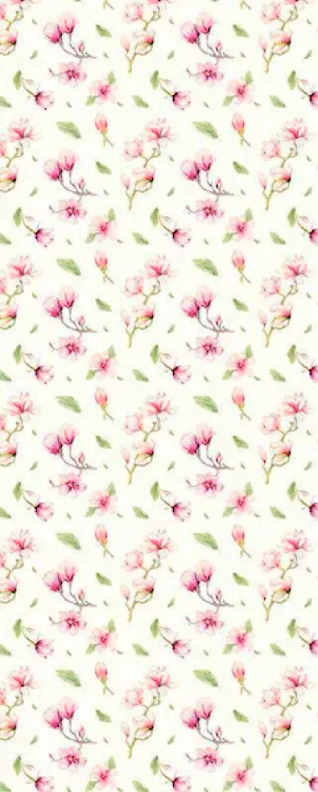 KOMAR Vlies Fototapete - Magnolia Rapport Panel - Größe 100 x 250 cm mehrfa günstig online kaufen