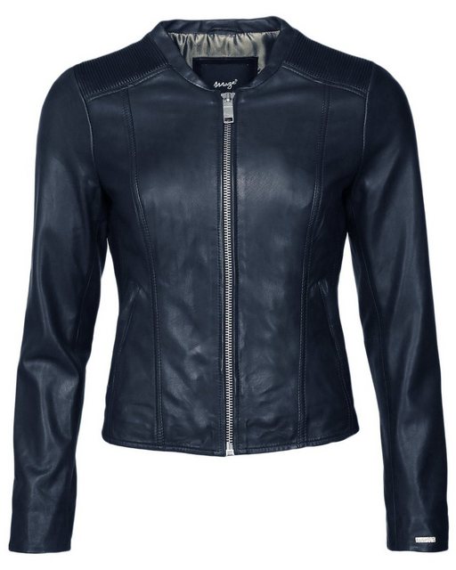 Maze Lederjacke Smaragd günstig online kaufen