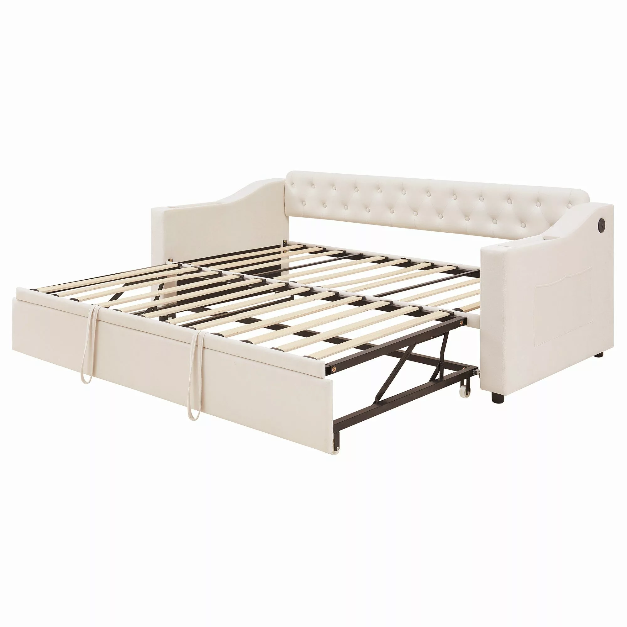 REDOM Polsterbett Doppelbett Schlafsofa (90/180x190 cm günstig online kaufen
