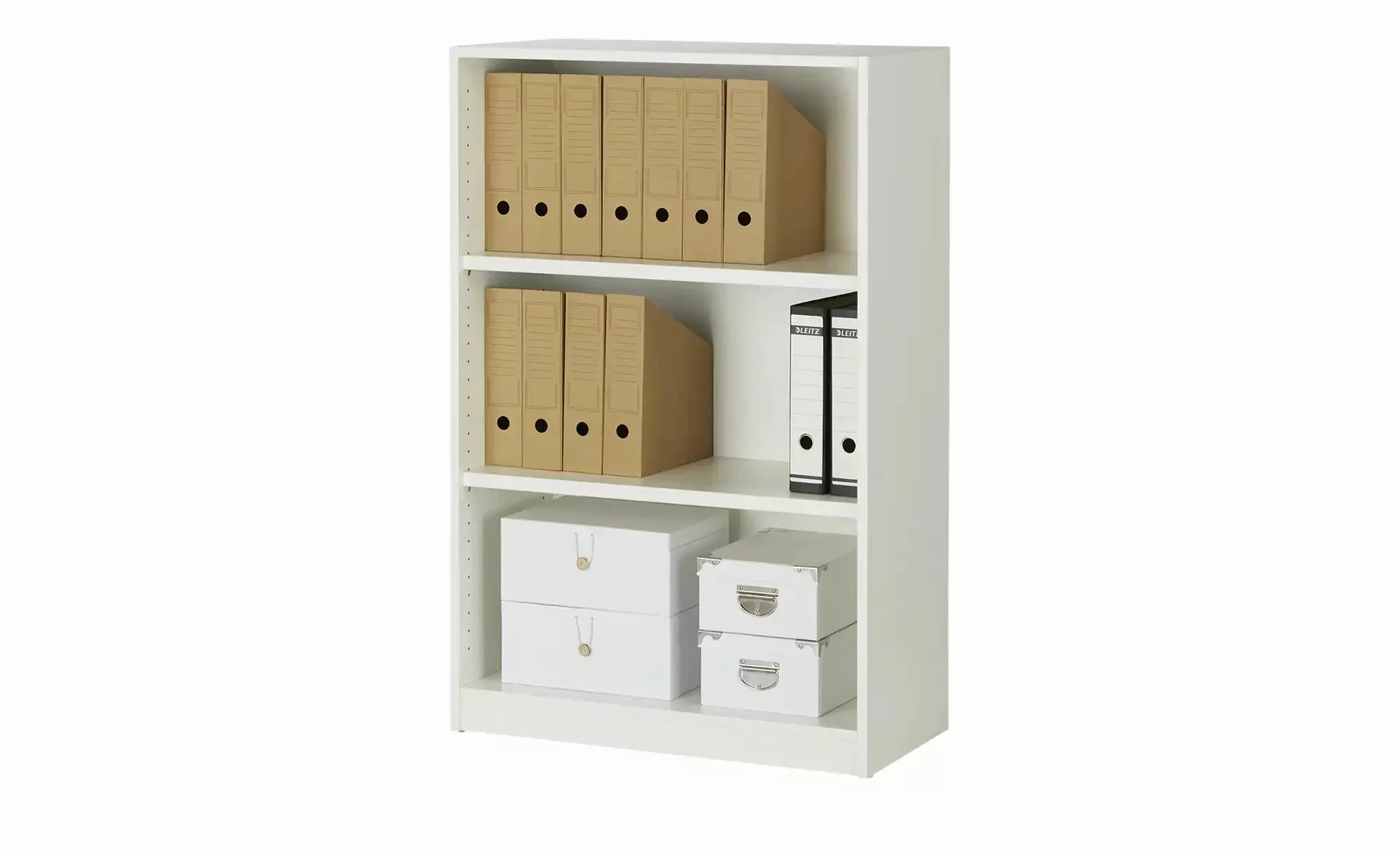 Büroregal  SOLIDLine ¦ weiß ¦ Maße (cm): B: 80 H: 121,4 T: 40.0 Regale > Bü günstig online kaufen