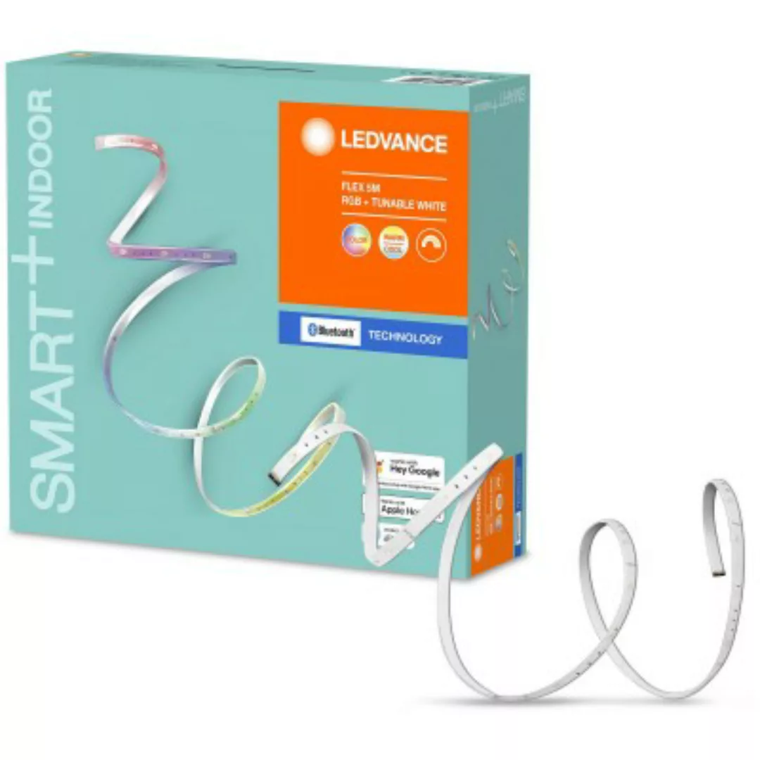 LEDVANCE SMART+ LED FLEX LED-Streifen RGBW Bluetooth 500 cm Kunststoff Weiß günstig online kaufen