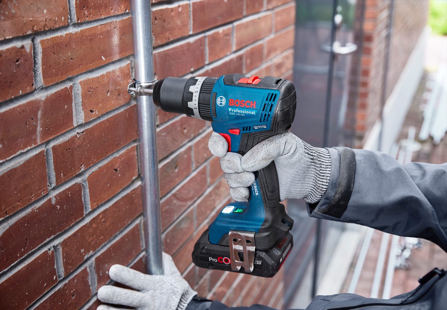 Bosch Professional Akku-Schlagbohrschrauber »GSB 18V-65«, ohne günstig online kaufen