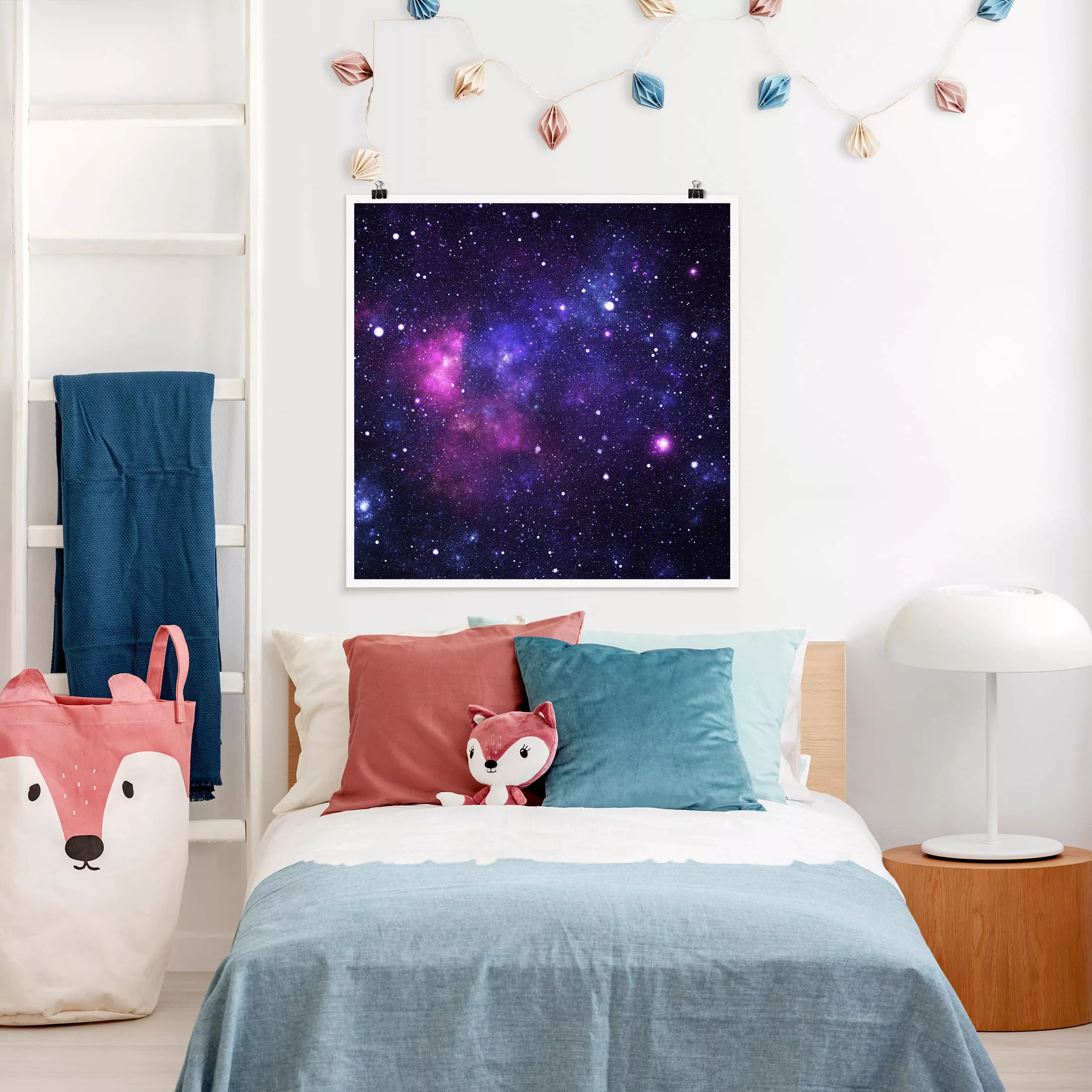 Poster - Quadrat Galaxie günstig online kaufen