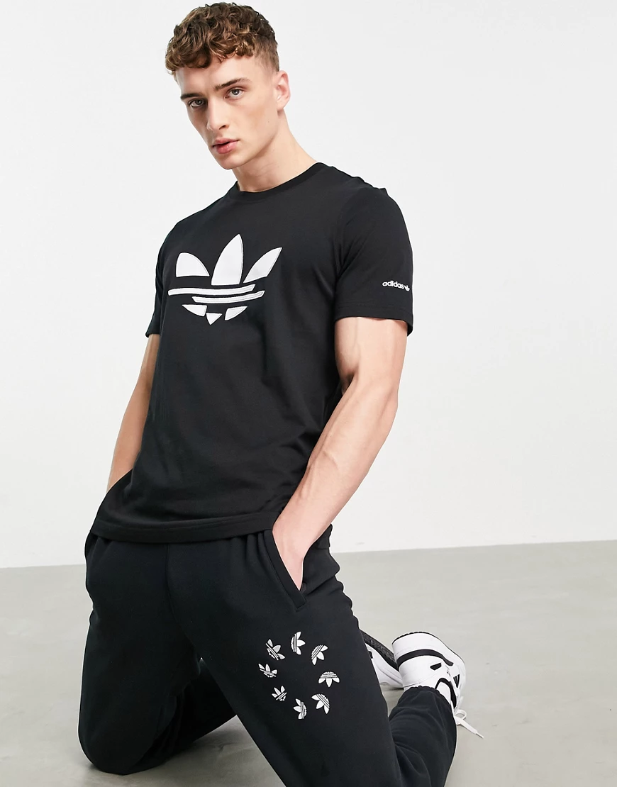Adidas Originals St Kurzarm T-shirt XS Black / White günstig online kaufen