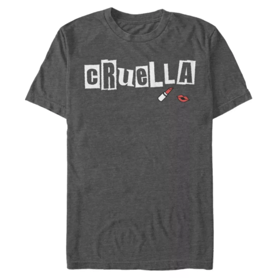 Disney Classics - Cruella - Logo Cruella Name - Männer T-Shirt günstig online kaufen