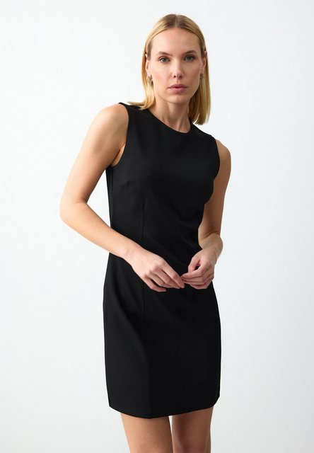 Jimmy Key Minikleid Schwarzes Ärmelloses Figurbetontes Minikleid günstig online kaufen