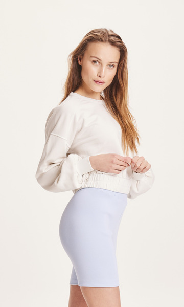 Crop Sweater - Erica Cropped Sweat - Aus Bio-baumwolle günstig online kaufen
