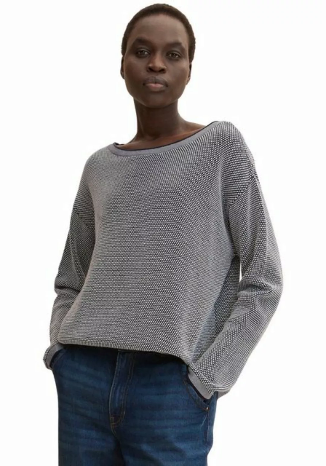 Tom Tailor Damen Pullover KNIT STRUCTURE - Regular Fit günstig online kaufen