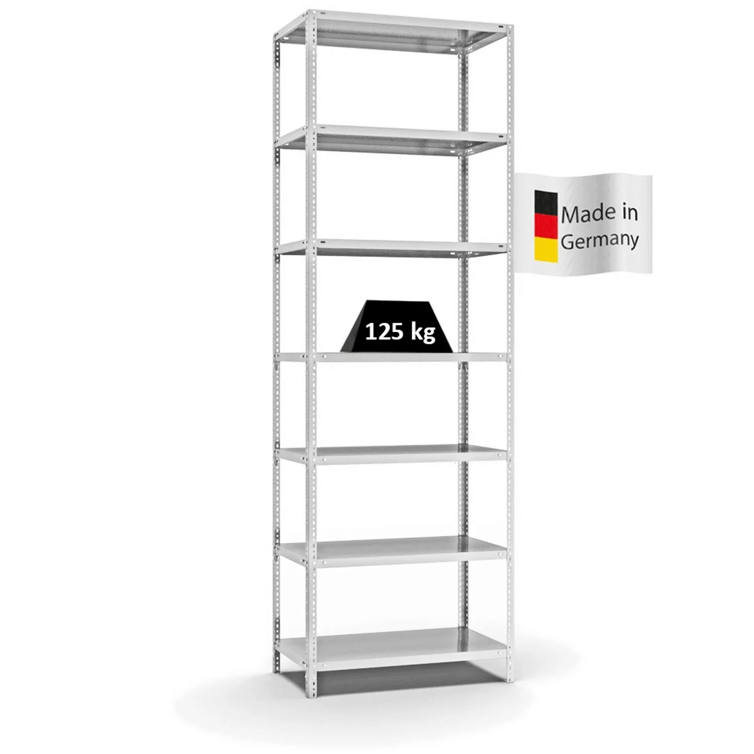 PROREGAL Fachbodenregal Schraubsystem Light-Duty Grundregal HxBxT 300 x 100 günstig online kaufen