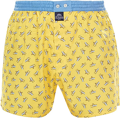 MC ALSON Boxer-Shorts 4343/blau-gelb günstig online kaufen