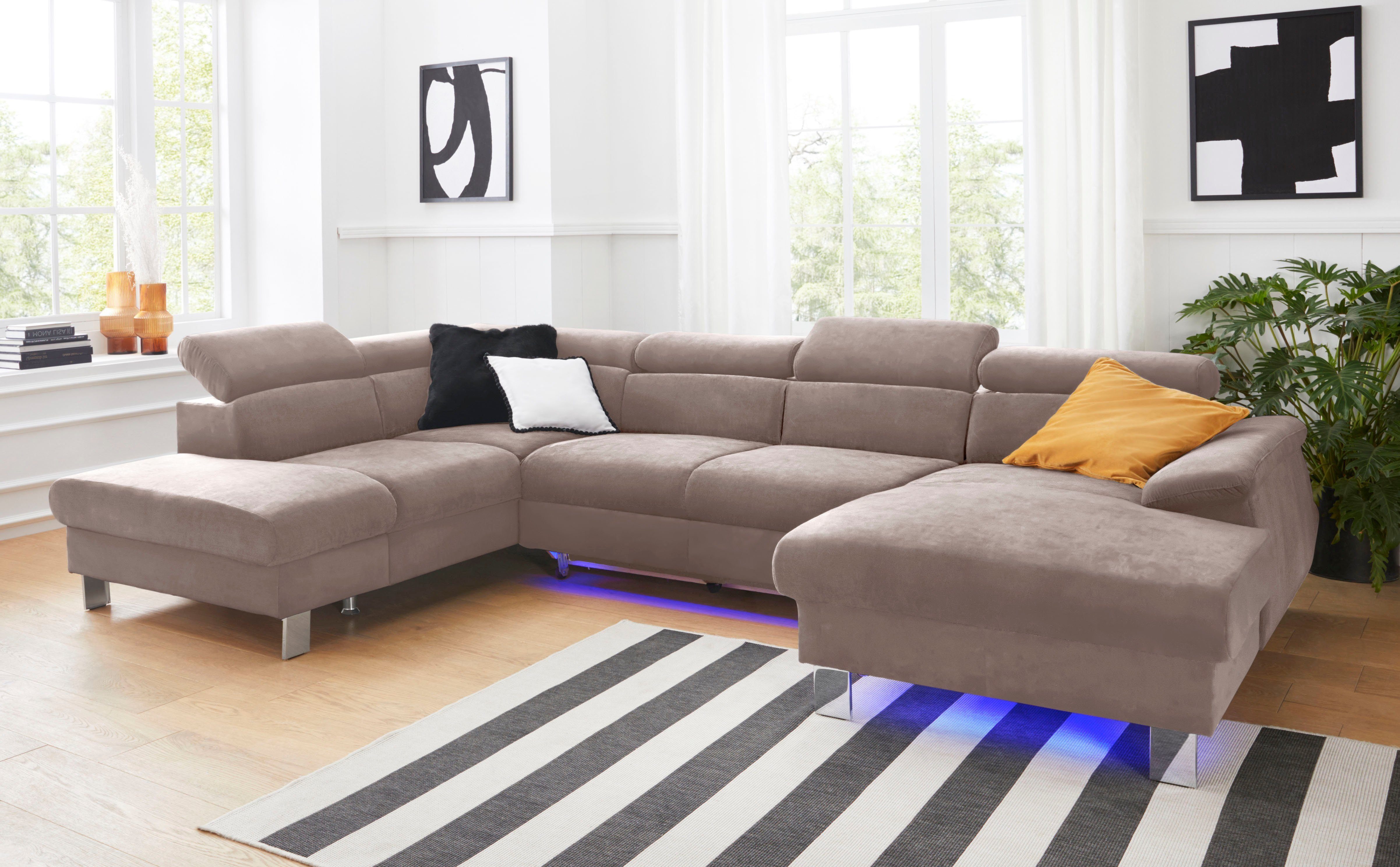 COTTA Polstergarnitur Komaris U-Form, (Set), Set günstig online kaufen