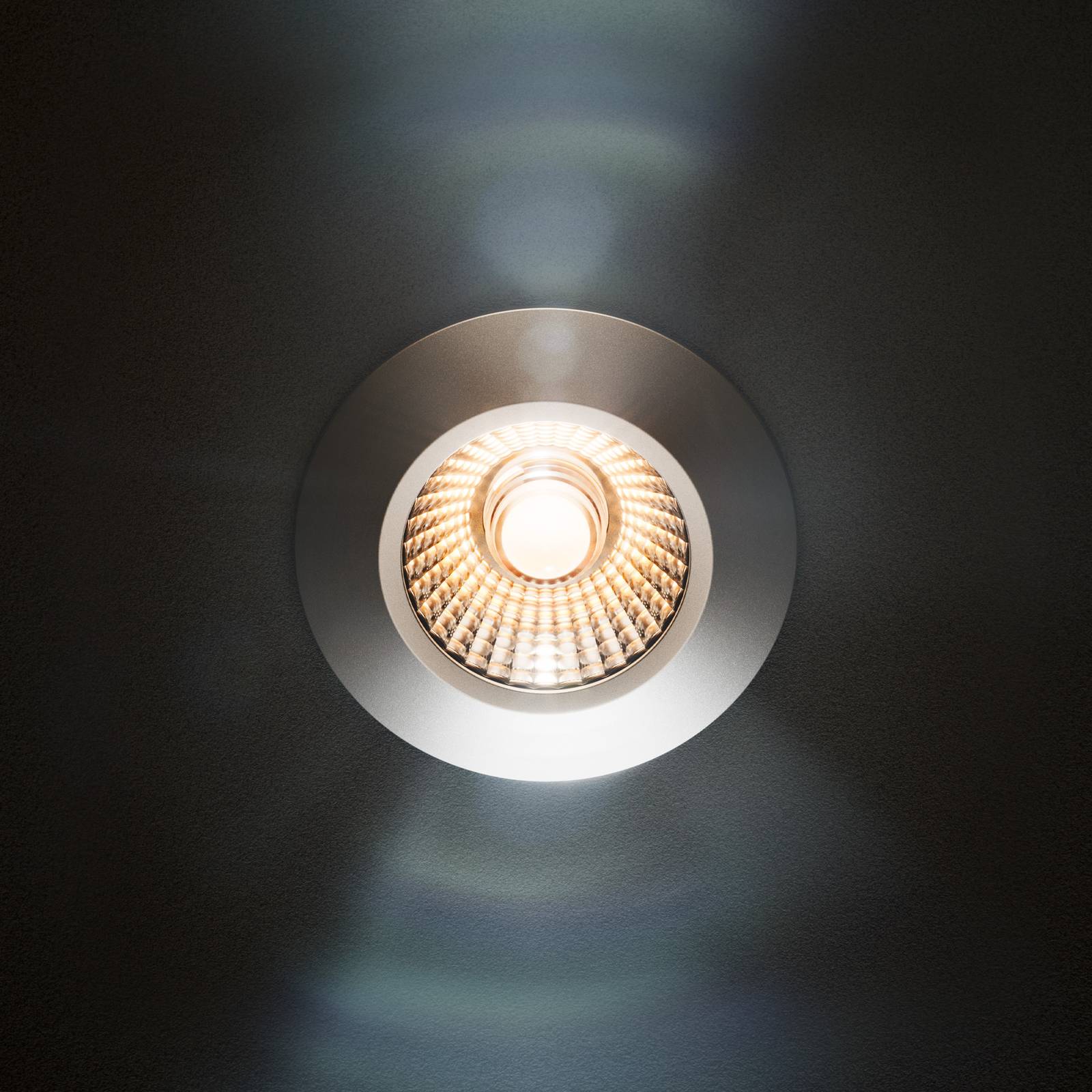 LED-Deckeneinbauspot Diled, Ø 6,7 cm, 3.000 K, stahl günstig online kaufen