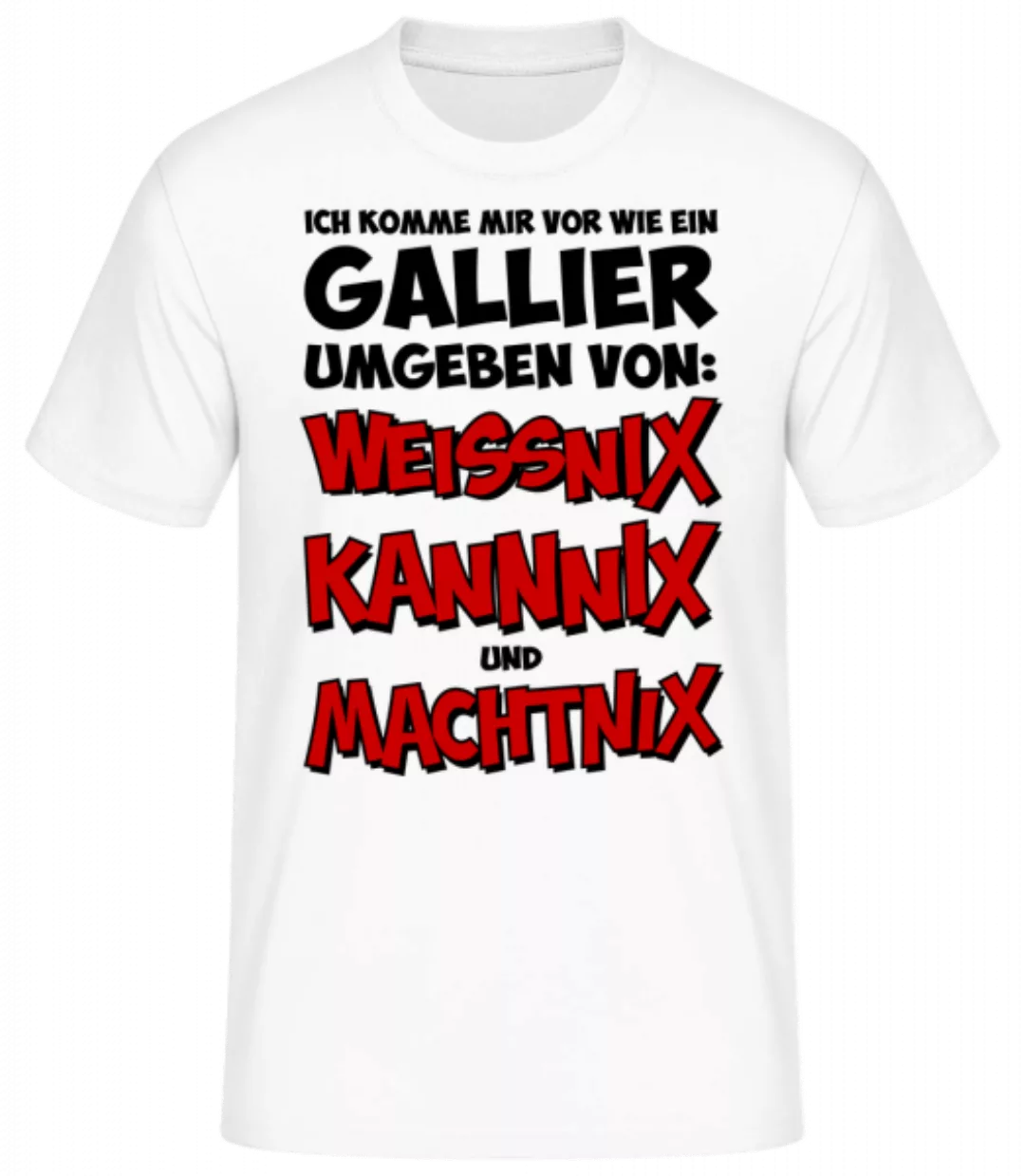 Weissnix Kannnix Machtnix · Männer Basic T-Shirt günstig online kaufen