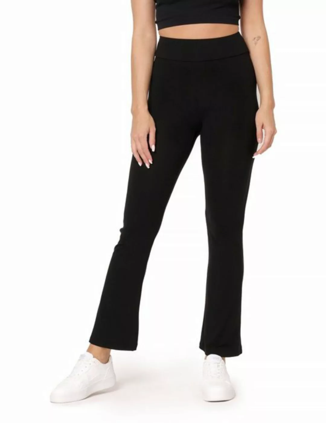 Bellivalini Leggings Damen Yogahose Jogginghose Flare Hose BLV50-277 (1-tlg günstig online kaufen