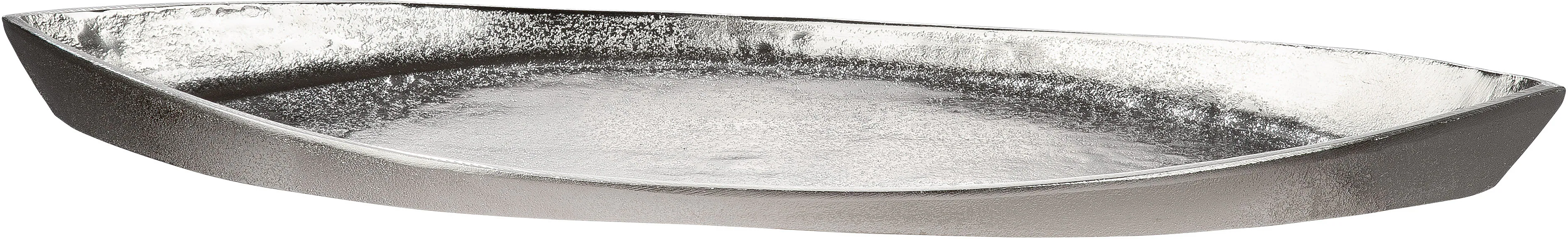 GILDE Schale "Boat", 1 tlg., aus Alumimium, Antik-Finish, silberfarbene Str günstig online kaufen