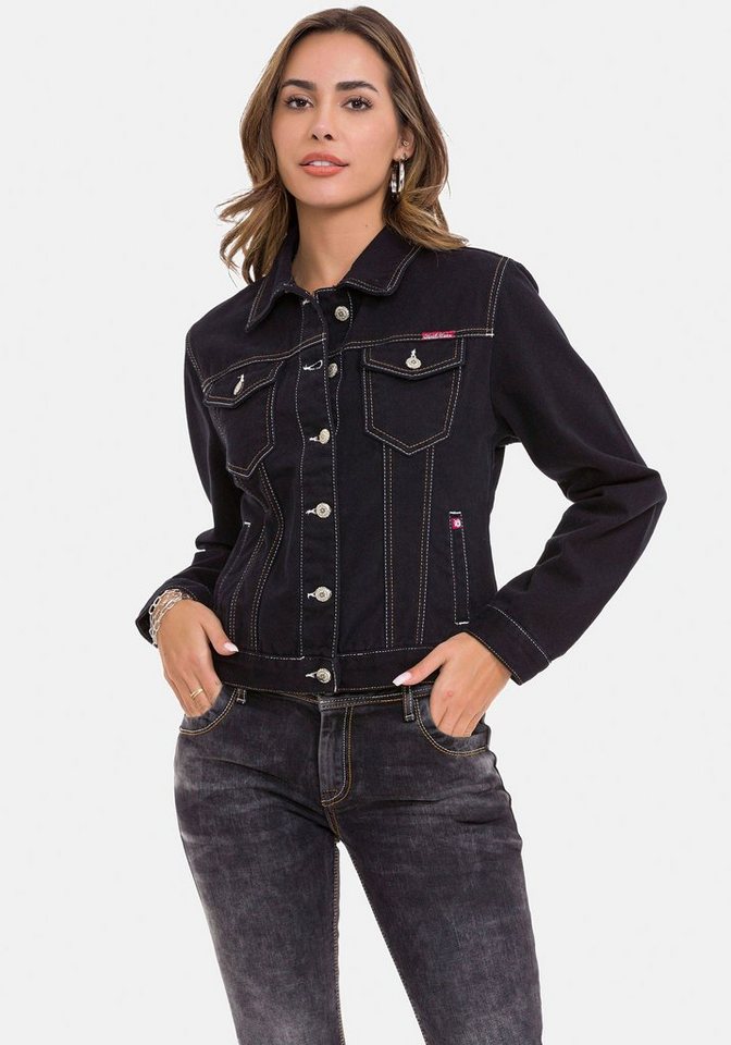 Cipo & Baxx Jeansjacke, in modernem Look günstig online kaufen