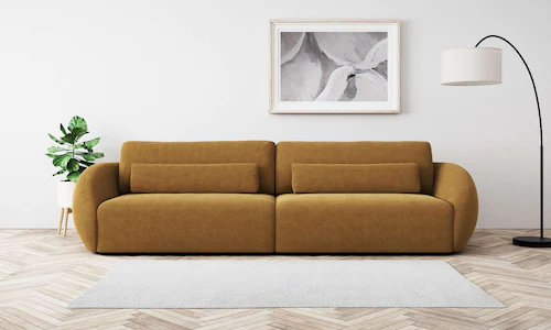 Places of Style Big-Sofa Covile, Breite 306 cm, 2 Zierkissen inklusive, Che günstig online kaufen