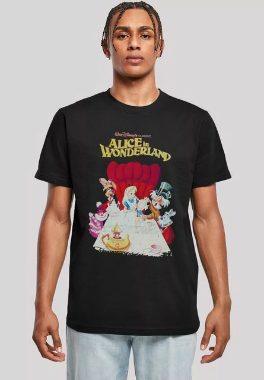 F4NT4STIC T-Shirt "Disney Alice im Wunderland Retro Poster", Herren,Premium günstig online kaufen