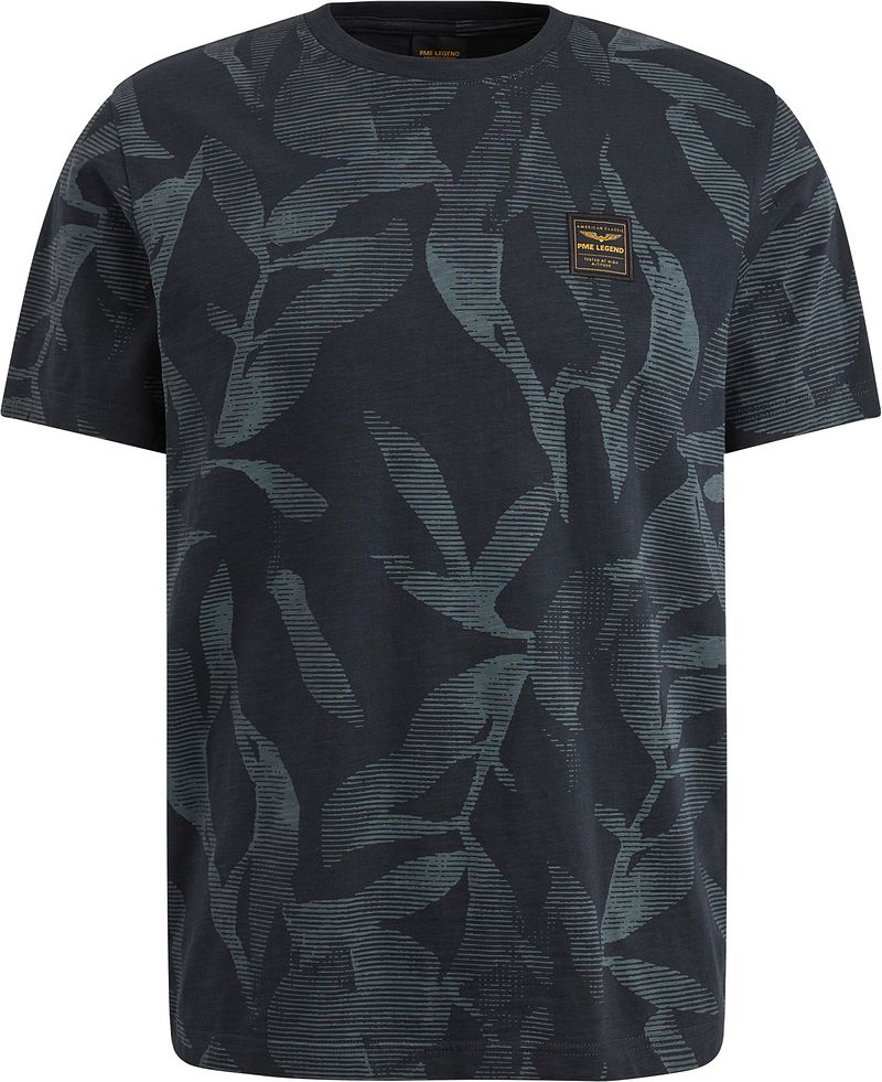 PME LEGEND T-Shirt "Short sleeve r-neck slub jersey aop", mit All-Over Prin günstig online kaufen